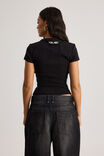 Fitted Graphic Tee, BLACK/ANGELS - alternate image 3