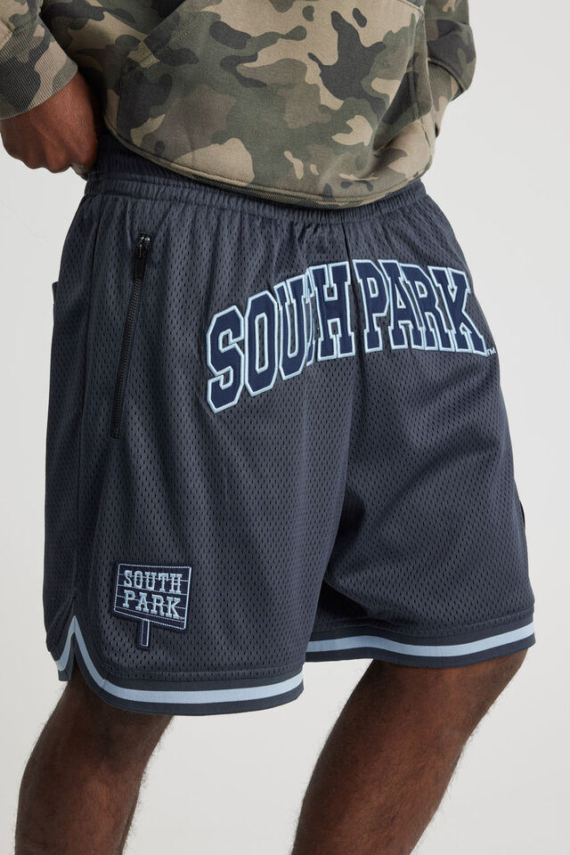 South Park X Half Half Basketball Short, LCN SOU NAVY/SOUTH PARK
