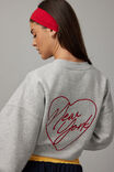 Original Crew Neck Sweater, GREY MARLE/NY HEART - alternate image 6