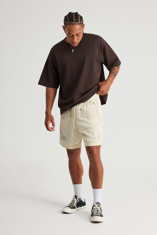 Nfl Basketball Short, LCN NFL CRUMPET STEALTH/RAIDERS