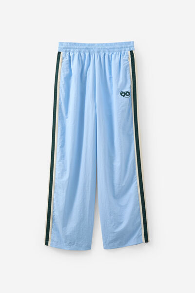 Open Gallery Baggy Nylon Track Pant, OG BLUE MIST/KELP
