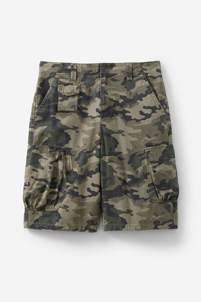 Notion Longline Cargo Short, WASHED CAMO