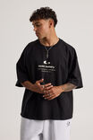 Open Gallery Vintage Heavyweight Cropped Tshirt, OG BLACK/INTERCONTINENTAL AESTHETICS - alternate image 3
