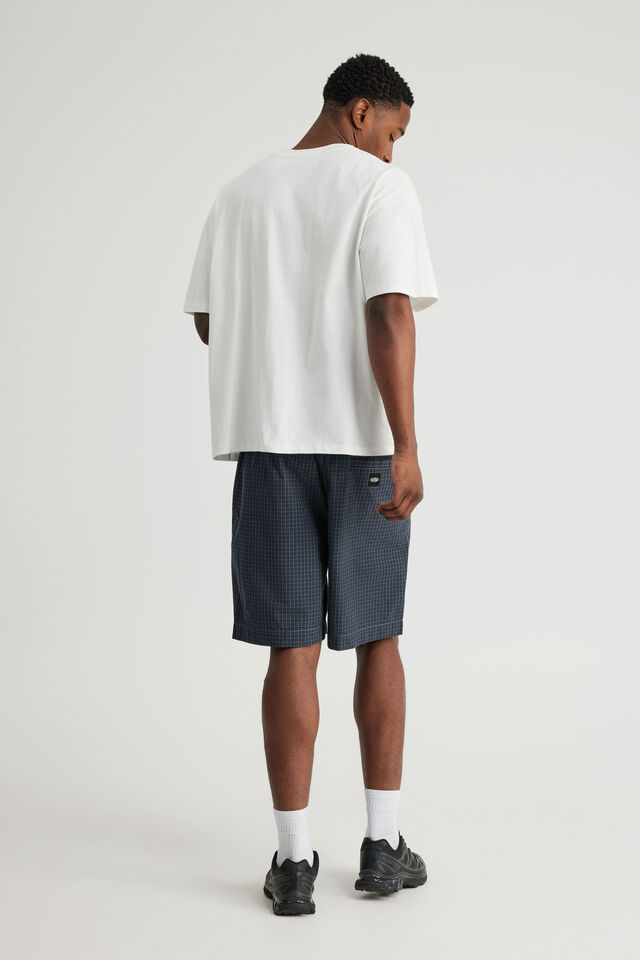 Half Half Pull On Short, MIDNIGHT CHECK