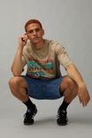 Oversized Nascar T Shirt, LCN NAC WASHED SANDY TAUPE/NASCAR SPEEDWAY - alternate image 5