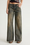 Era Low Super Wide Jean, EMBERED/PKT EMB - example image 3
