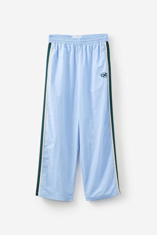 Open Gallery Baggy Nylon Track Pant, OG BLUE MIST/KELP