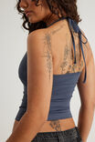 Snatched Halter Top, ORION BLUE - example image 3