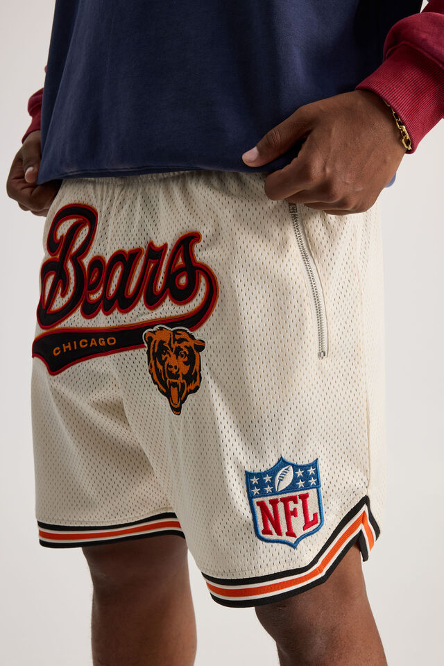 Nfl Basketball Short, LCN NFL IVORY/CHICAGO BEARS CLASSIC