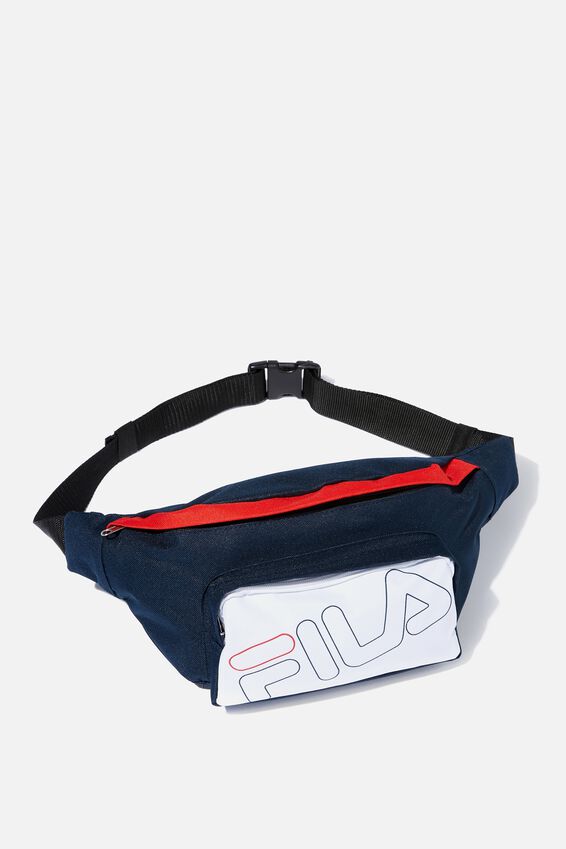 Fila Lcn Navy Bumbag, NAVY_RED
