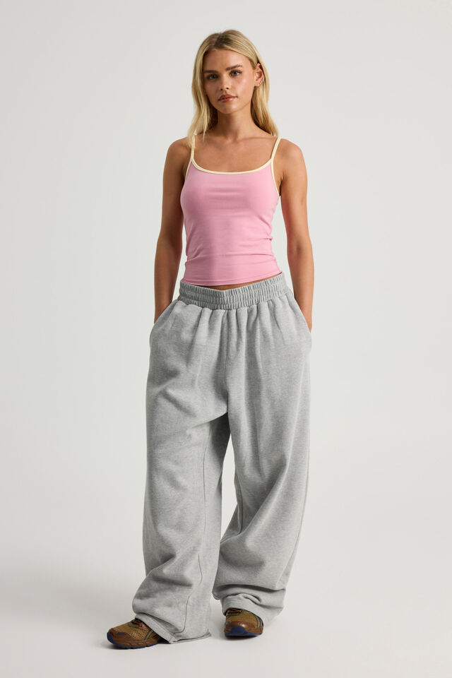 Jersey Cami, CASHMERE ROSE/BUMBLE YELLOW