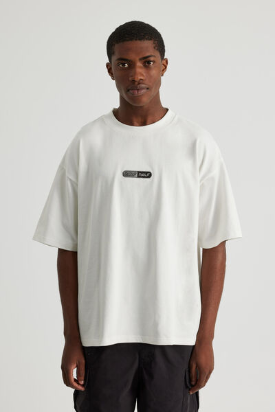 Half Half Heavyweight Box Fit Graphic Tshirt, HH CLOUD/HALF HALF PILL