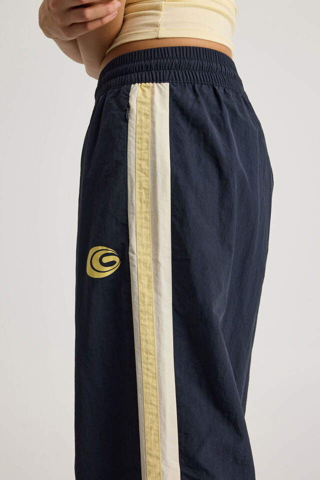 Open Gallery Baggy Nylon Track Pant, OG ICED LAGOON/DUSTY TUMERIC