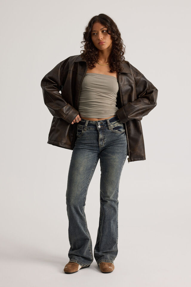 Stretch Bootleg Jean, MIDNIGHT INDIGO
