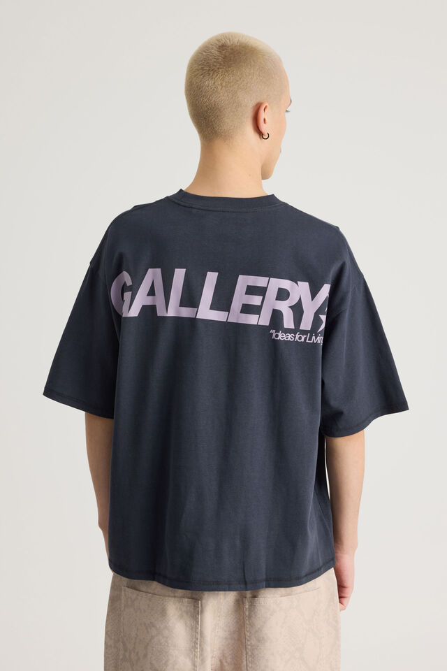 Open Gallery Box Fit Tshirt, OG SEAL/LILITH GALLERY STARS