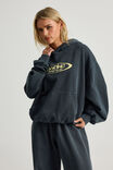 Chloe Hoodie, WASHED NAVY/AWAKE - alternate image 3