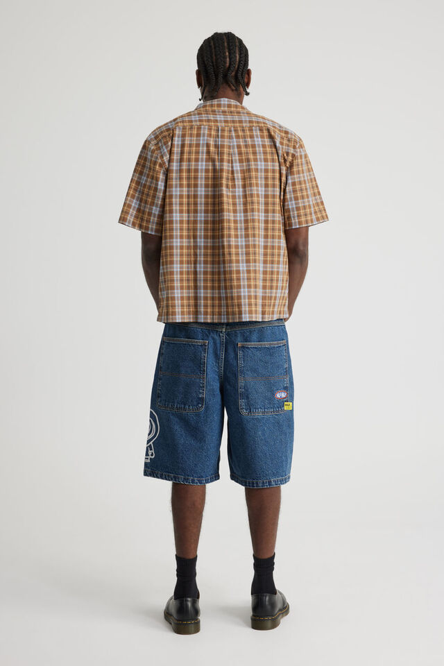 South Park X Half Half El Grande Denim Short, LCN SOU CLASSIC BLUE/SOUTH PARK