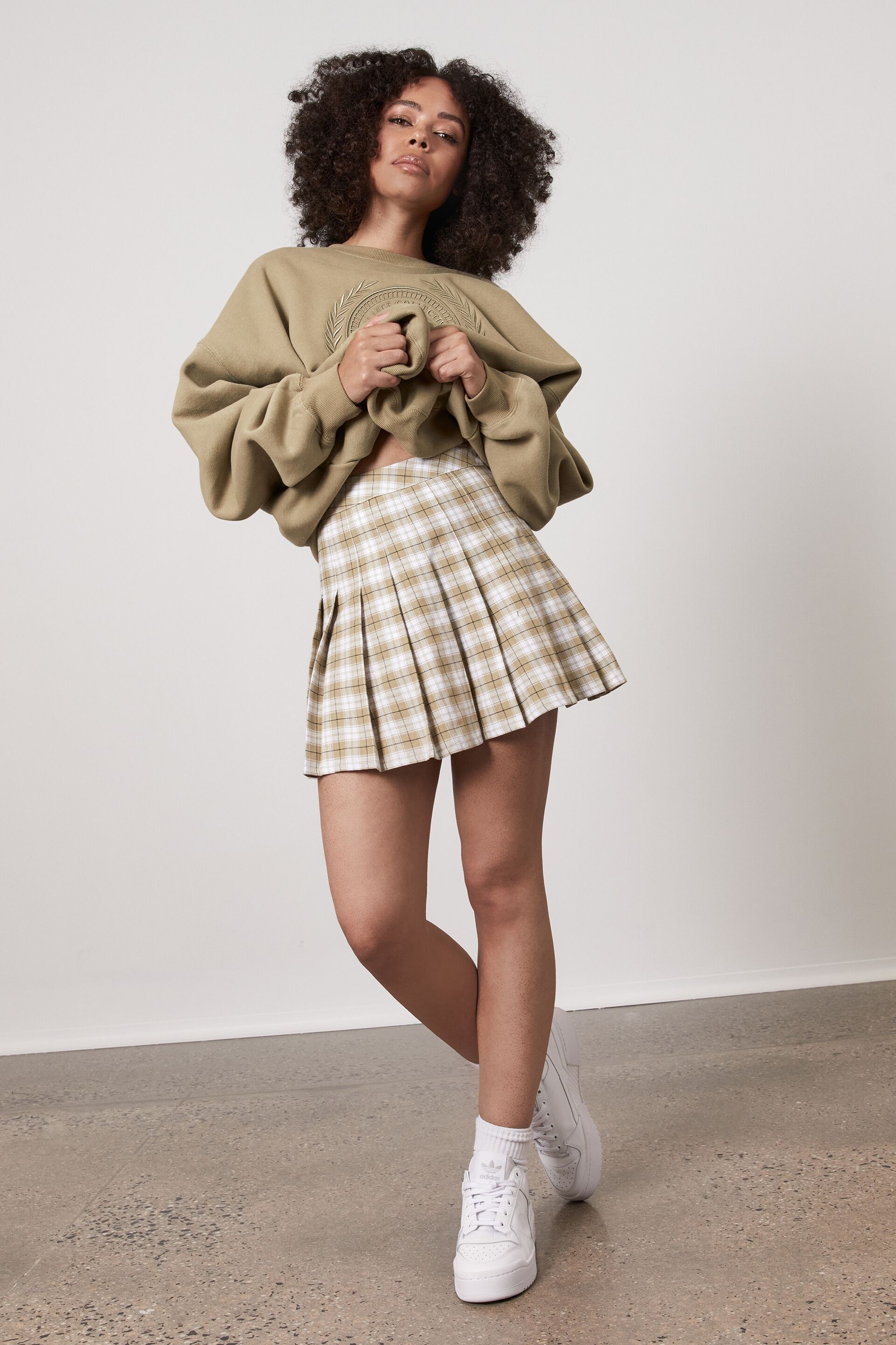 Plaid skirt factorie deals