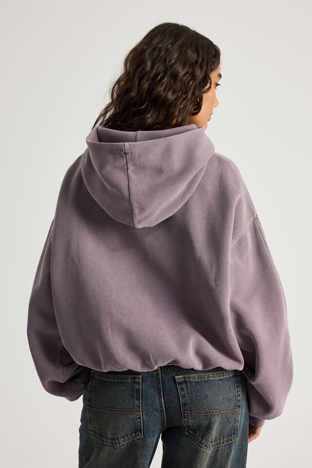 Notion Boxy Hoodie, NTN WASHED MYSTIC PURPLE/NOTION N092
