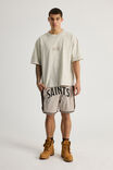 Nfl Basketball Short, LCN NFL BEIGE CEDAR/SAINTS PANELLED - alternate image 5