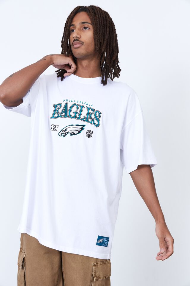 Oversized Nfl T Shirt, LCN NFL WHITE/EAGLES