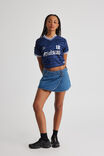 Mini Denim Skort, MID BLUE - alternate image 1