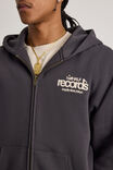Half Half Zip Thru Hoodie, HH SLATE/HALF HALF SUPPLY STORE - alternate image 6