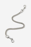Chunky Link Pant Chain, SILVER - alternate image 1