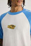 Half Half Boxy Raglan Tshirt, HH CLOUD/NEPTUNE VANDALISE - alternate image 4