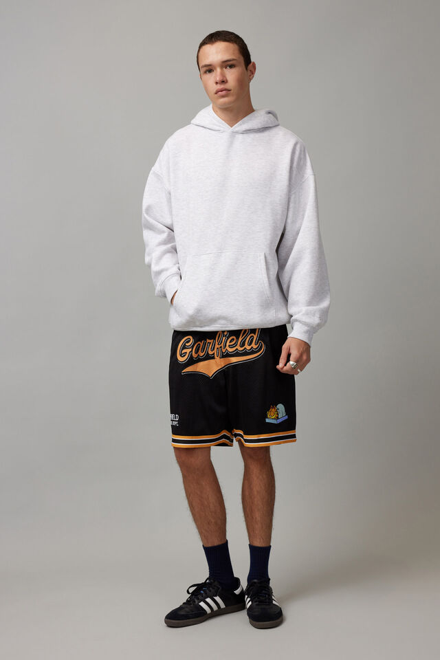Garfield Basketball Short, LCN GAR BLACK/CLASSIC GARFIELD