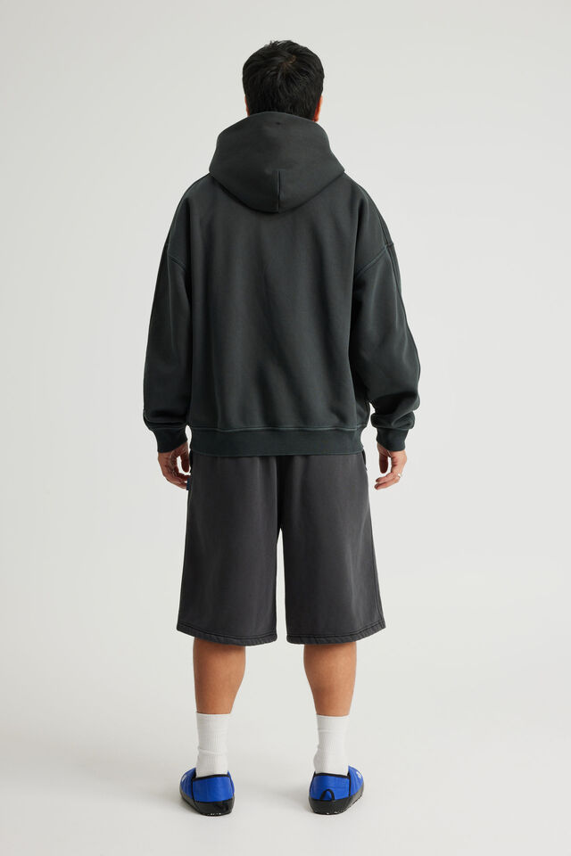 Authentics Premium Track Short, WASHED BLACK