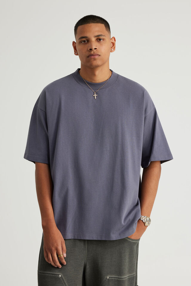 Authentics Heavy Weight Box Fit Tshirt, COLD HARBOUR