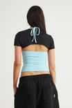 Snatched Bolero Tee, BLACK - example image 3