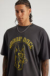 Box Fit Music Merch T Shirt, LCN BRA SLATE/SNOOP DOGG - example image 4