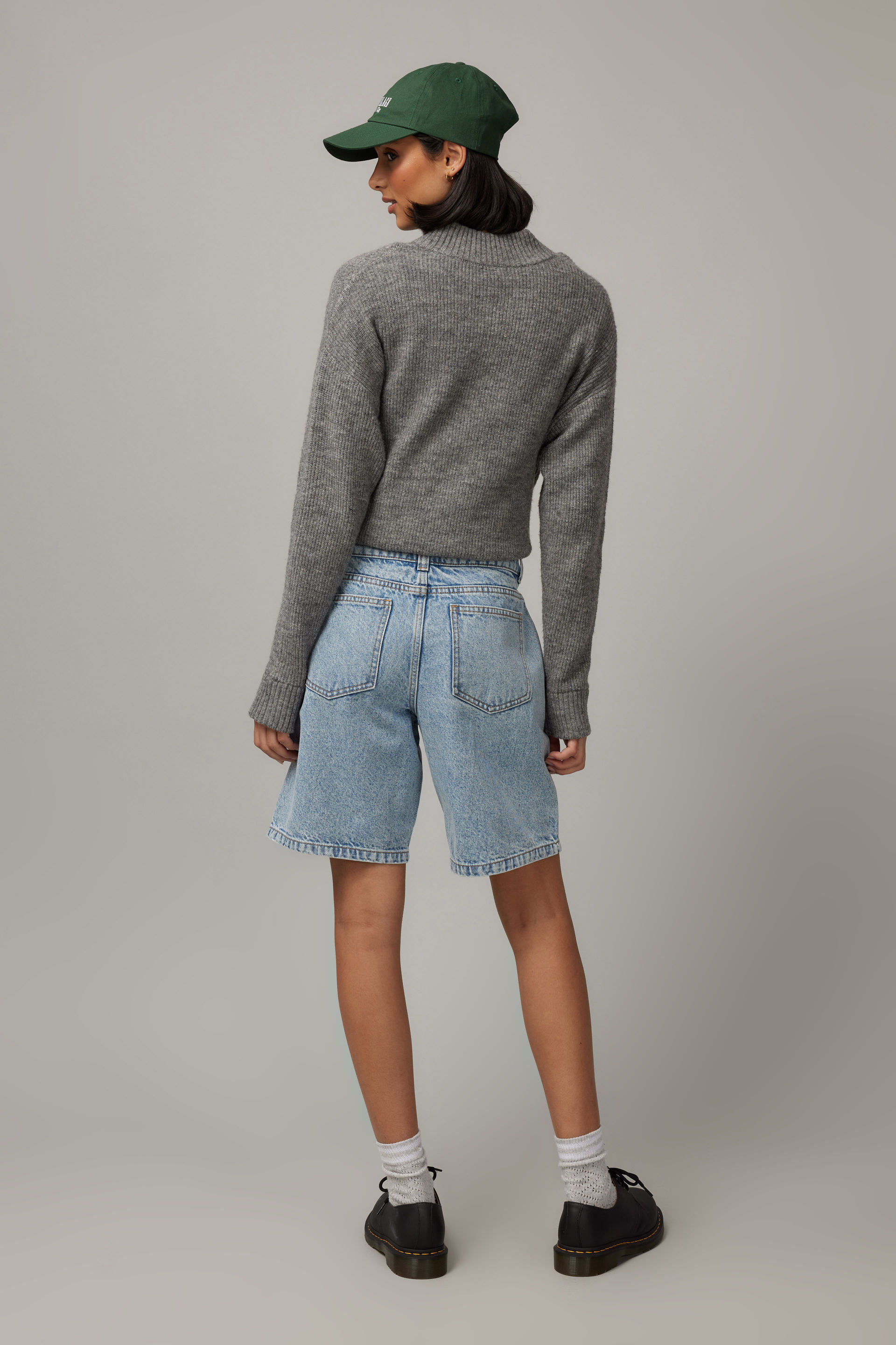 Long baggy sale jean shorts