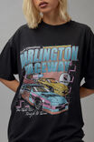 Nascar Oversized Graphic Tee, LCN NAC DARLINGTON / WASHED BLACK - alternate image 2