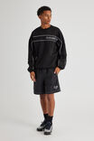 Panelled Nfl Crew, LCN NFL BLACK/RAIDERS PIPING - alternate image 2