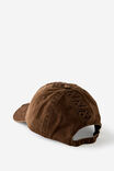 Open Gallery Line Logo Dad Cap, OPEN GALLERY WASHED BROWN LOGOS - alternate image 2