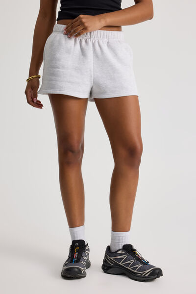Street Fleece Short, SILVER MARLE