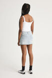 Dakota Denim Skirt, ISLAND BLUE - alternate image 3