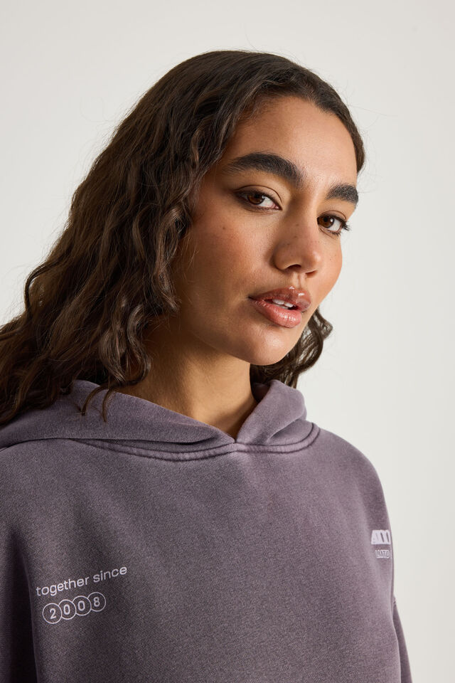 Chloe Hoodie, WASHED WINTER PLUM/AMORE