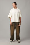 Boxy Cropped Tshirt, EGGSHELL - alternate image 2