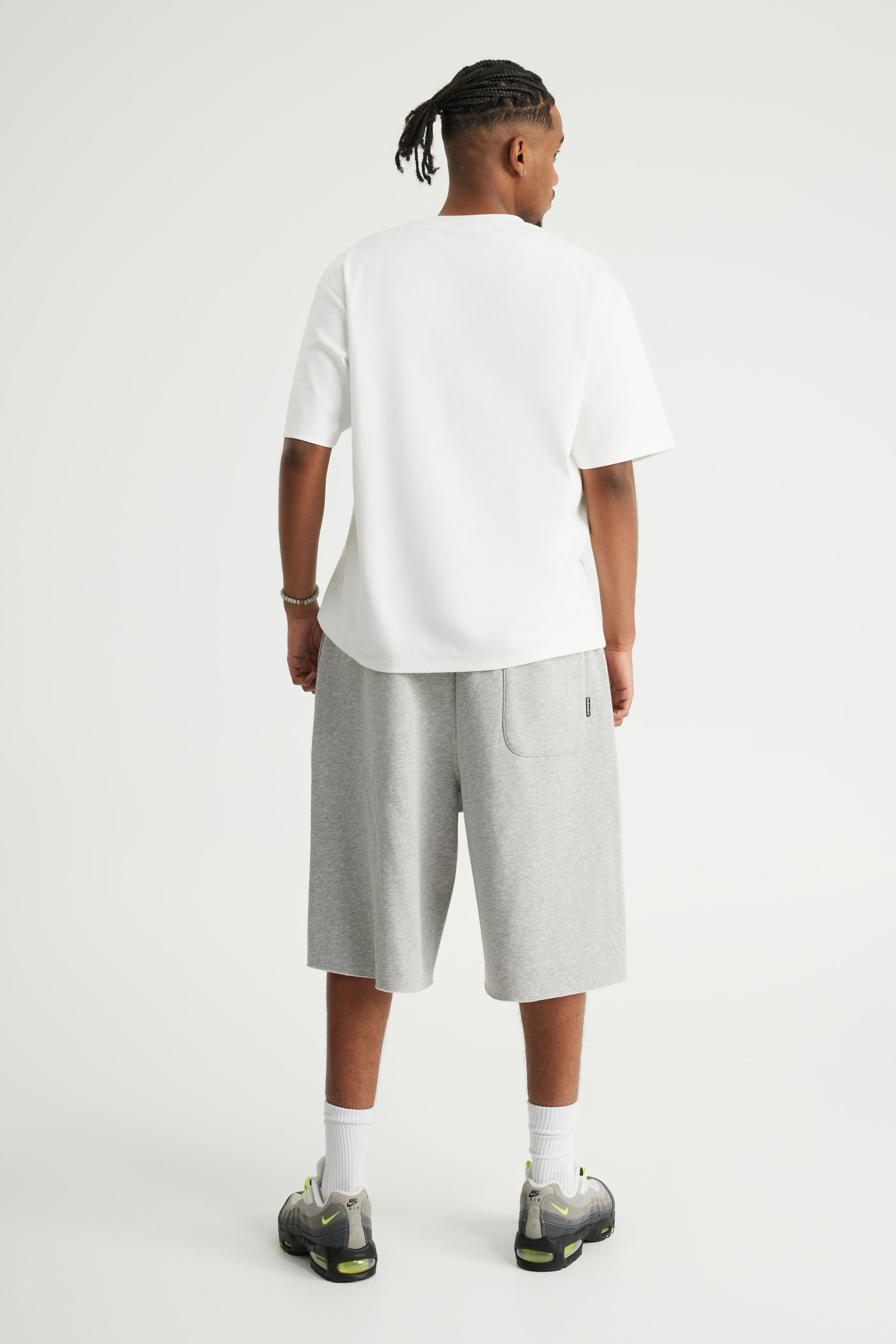 Men's Grey Authentics Baggy Track Short | Factorie Australia