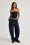 River Fold Back Bandeau, BLACK - alternate image 2