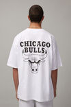 Oversized Nba T Shirt, LCN NBA WHITE/BULLS GOTHIC - alternate image 2