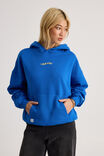 Harley Slouchy Hoodie, ELECTRIC BLUE/TLK LTR - alternate image 2
