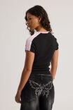 Fitted Graphic Tee, BLACK/IBIZA - alternate image 3