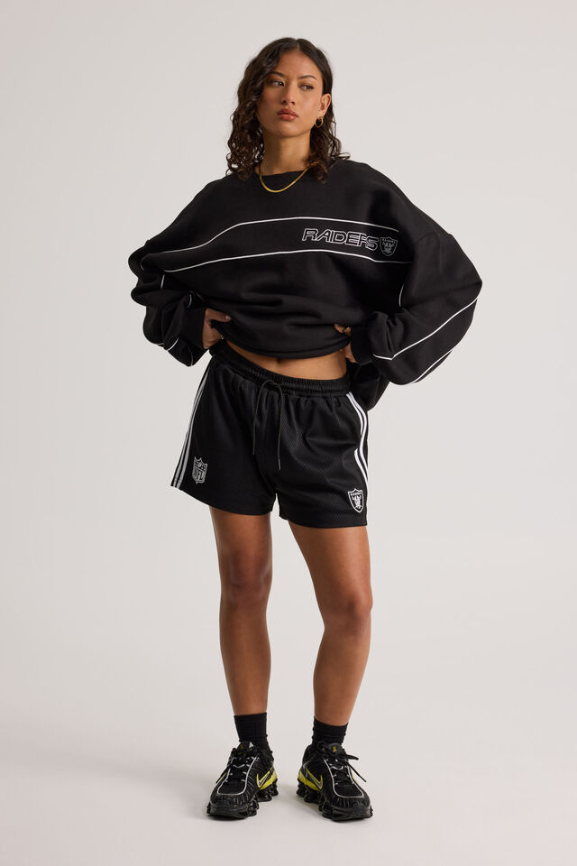 Lcn Nfl Field Short, NFL LCN BLACK _ RAIDERS