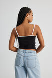 Classic Cami, BLACK/WHITE - alternate image 3