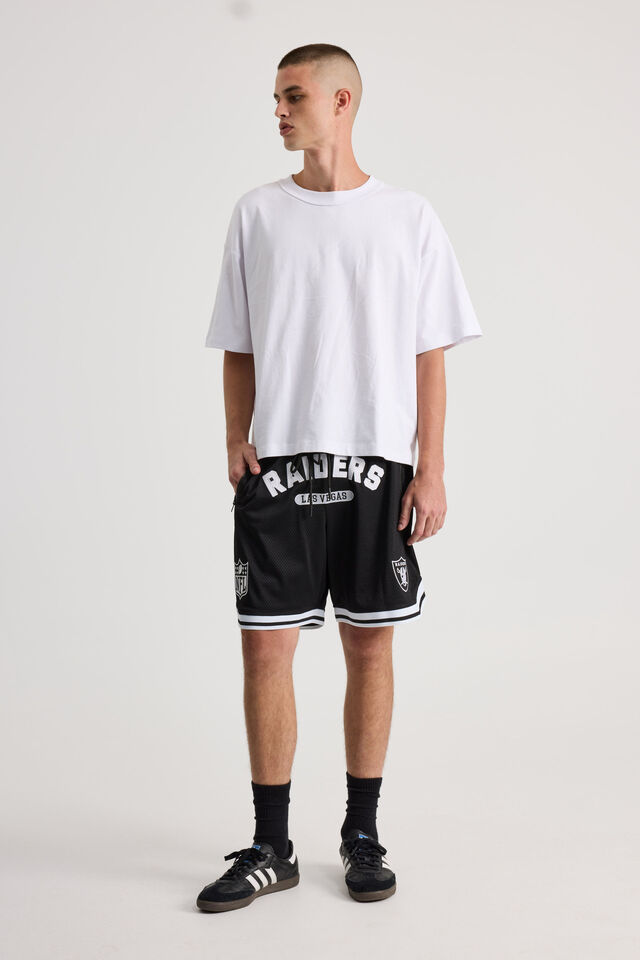 Nfl Basketball Short, LCN NFL BLACK/RAIDERS LAS VEGAS PILL